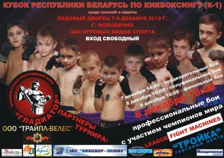 Кубок РБ 2012 года по к-1 в Молодечно